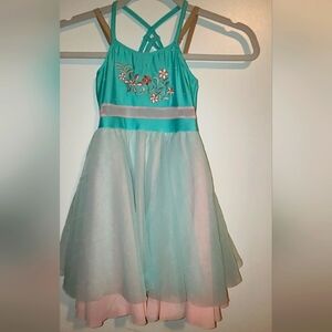 Revolution Costume Aqua Pink Ballet Med Child 8-12